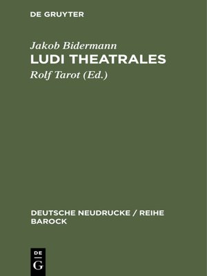 cover image of Ludi theatrales